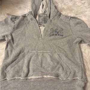 No Boundaries Heather Gray Hoodie
